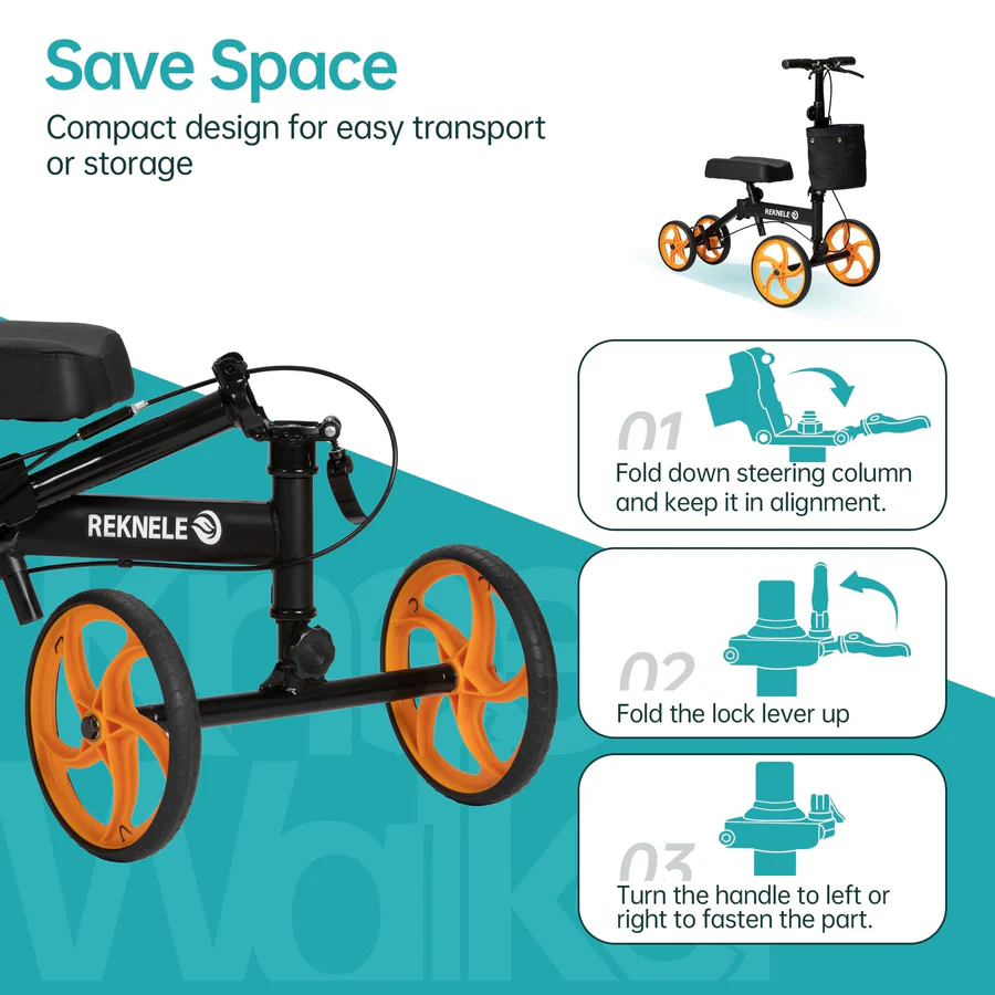 Are Foldable Knee Scooters Safe for Elderly Users